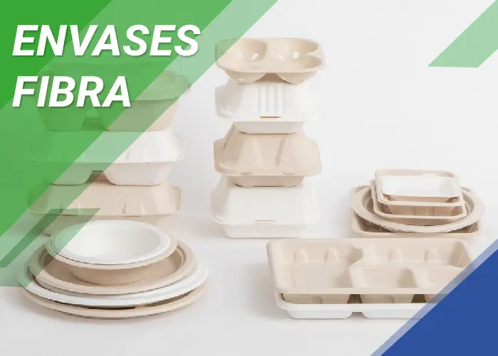 Envases de fibra biodegradable Biogroup para alimentos