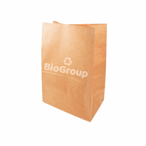 Bolsas de papel Kraft N°2, 4, 6, 8, 10, 12 ; sin asa; Gr. 50; 50 g/m², disponible en acabado marrón natural o blanco, con opción de impresión personalizada. Fabricada con papel Kraft blanqueado o sin blanquear de alto gramaje, ofrece gran resistencia, es apta para contacto alimentario y constituye una alternativa ecológica y segura para el despacho de sus productos.