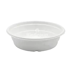 Bowl biodegradable de bagazo de caña – 500 ml sin tapa. Caja x 300 unidades